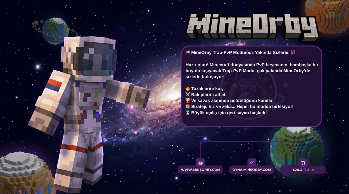 Trap-Pvp Oyun Modumuz Yakında Açılıyor..!